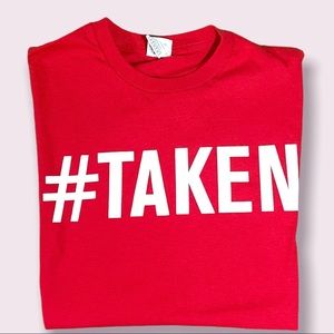 Red #Taken Shirt